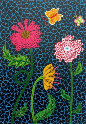 Yayoi Kusama "Flowers," 2002